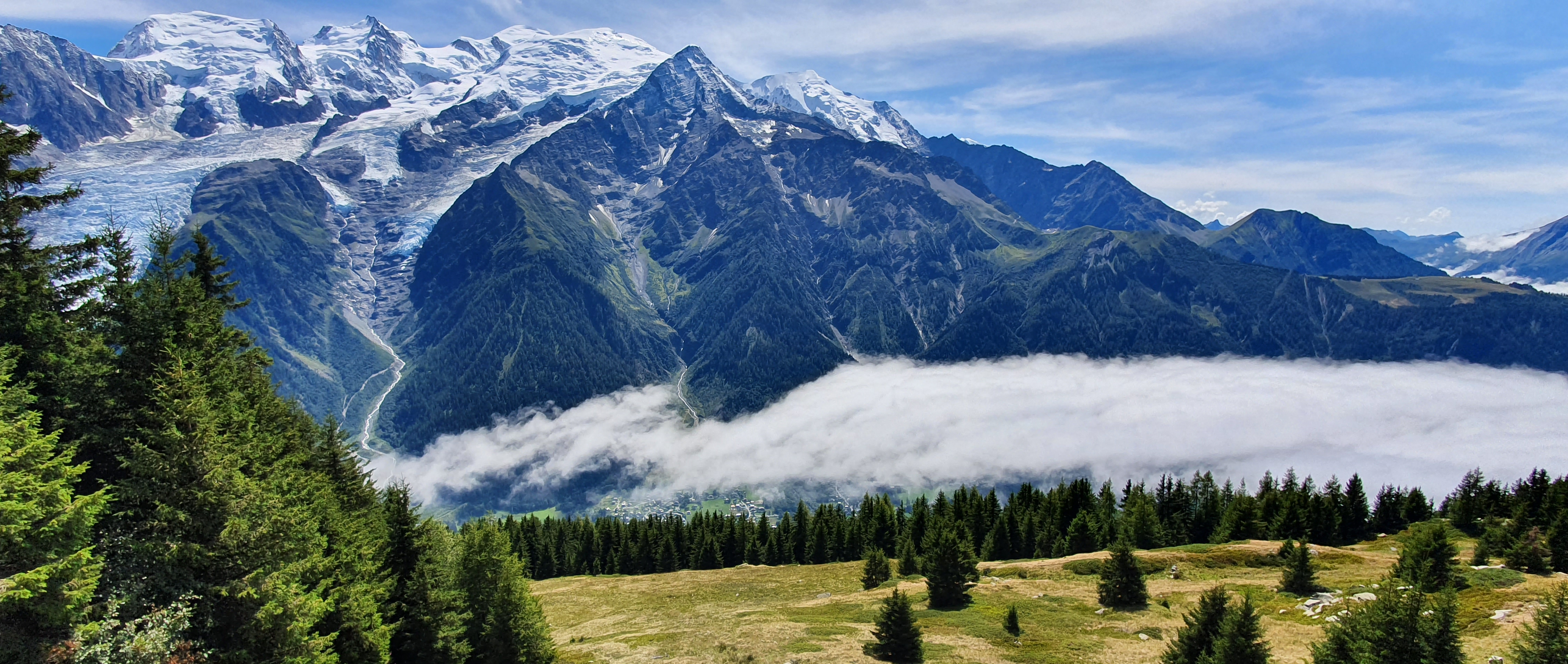 Mont Blanc Massif from Aiguillette Les Houches